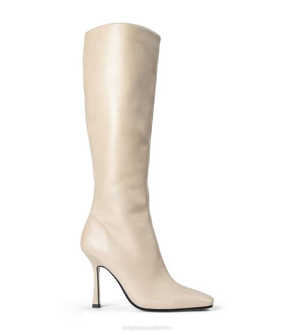 kniehohe Stiefel| de Tony Bianco Frauen Havanna-Kalbsstiefel Vanillenappa 4624455
